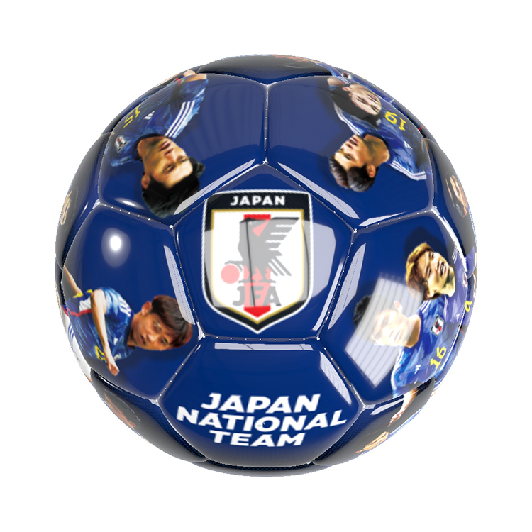 サッカー日本代表 選手フォト マスコットボール (台座付き)