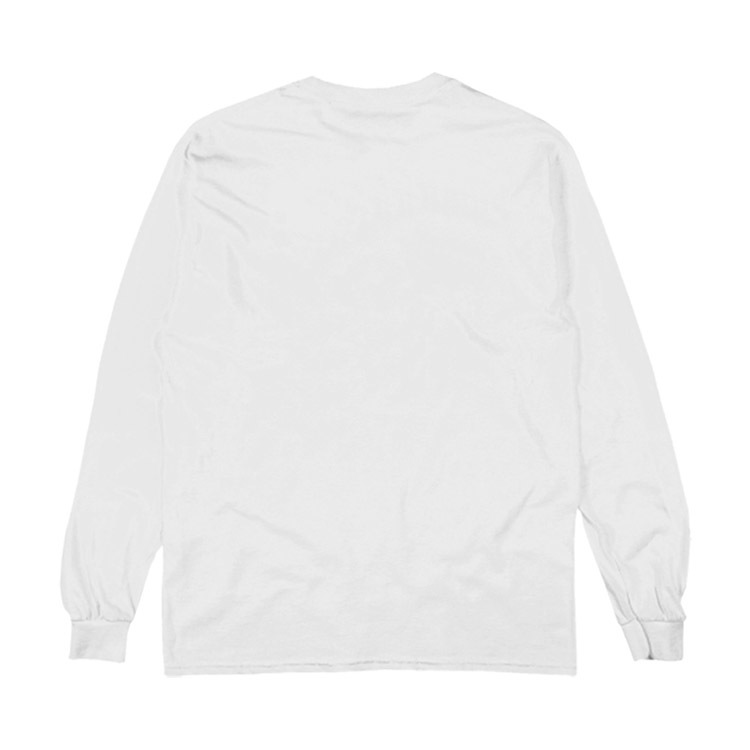 "SAMURAI BLUE SPIRIT" LONG SLEEVE - WHITE