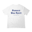 "SAMURAI BLUE SPIRIT" TEE - WHITE