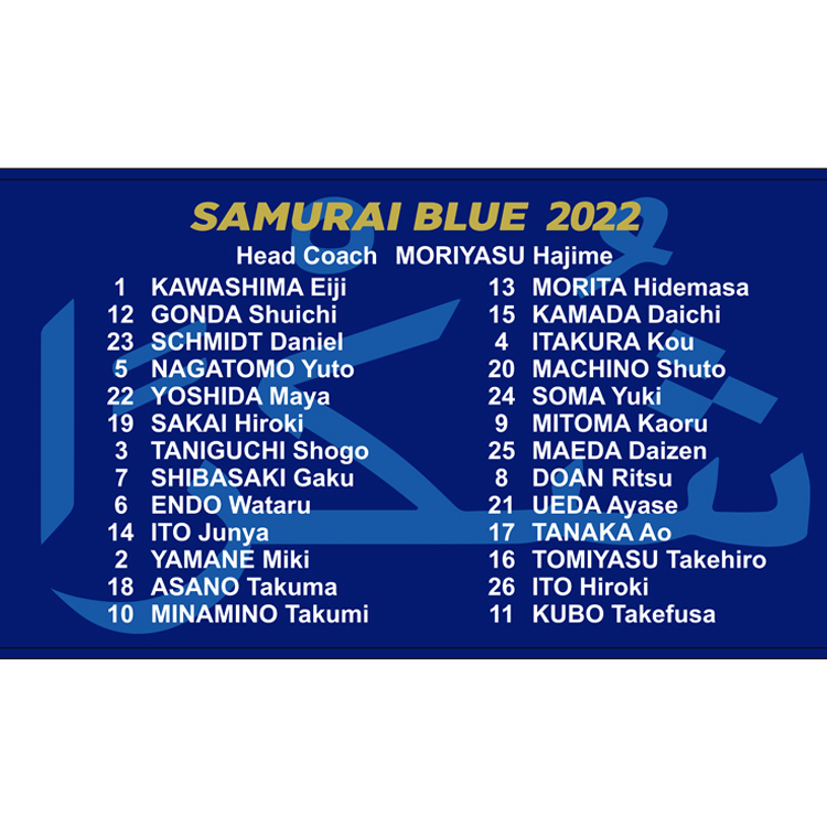 SAMURAI BLUE 2022 スポーツタオル | JFA STORE | 日本サッカー協会
