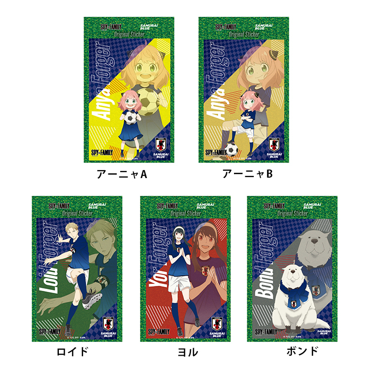 SPY×FAMILY ステッカー サッカー日本代表ver. | JFA STORE | 日本