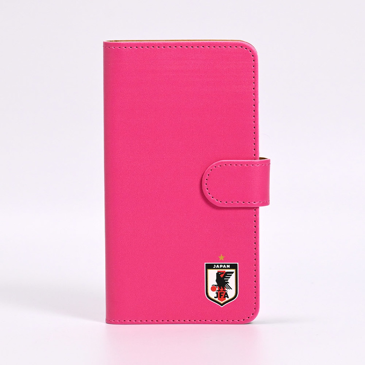 【取り寄せ商品】スマートフォンカバーブックタイプ　なでしこジャパン(エンブレム)