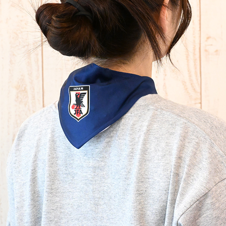 冷感スカーフ(SAMURAI BLUE) STADIUM LINE