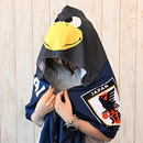 冷感フードタオル(SAMURAI BLUE) STADIUM LINE