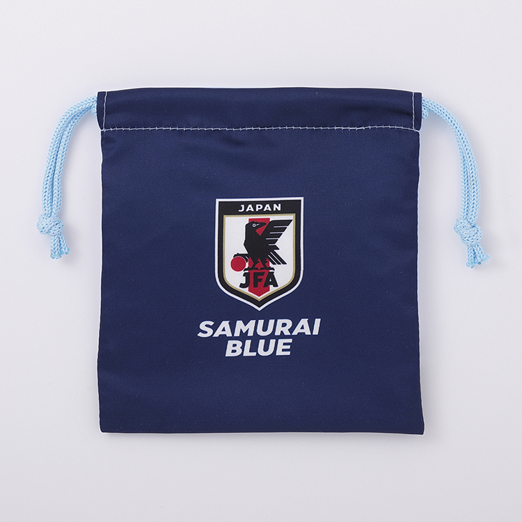 SCミニプリント巾着 サッカー日本代表Ver. (ポムポムプリン、キティ、シナモロール)