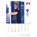 【受注商品】2026年 サッカー日本代表カレンダー (SAMURAI BLUE) 壁掛けタイプ(2025年12月上旬頃より順次発送予定)