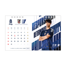 【受注商品】2026年 サッカー日本代表カレンダー (SAMURAI BLUE) 卓上タイプ(2025年12月上旬頃より順次発送予定)