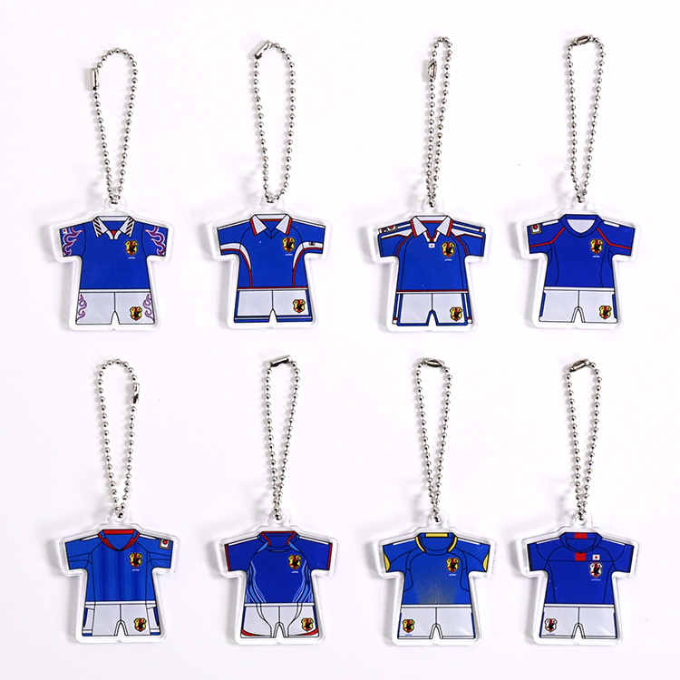 歴代ユニフォーム型アクリルキーホルダー(SAMURAI BLUE)STADIUM LINE ※シークレット商品