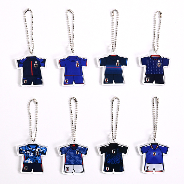 歴代ユニフォーム型アクリルキーホルダー(SAMURAI BLUE)STADIUM LINE ※シークレット商品
