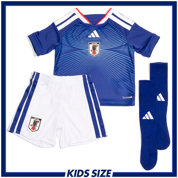 キッズ アディダス サッカー日本代表 2026 ホーム レプリカ ユニフォーム セット