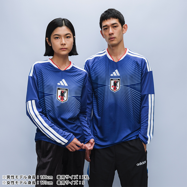 アディダス サッカー日本代表 2026 ホーム レプリカ ユニフォーム 長袖