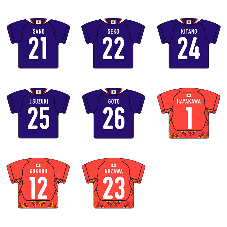 【受注商品】プレーヤーズユニフォームキーホルダー2025.11(2026年1月上旬頃より順次発送予定)