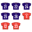 【受注商品】プレーヤーズユニフォームキーホルダー2025.11(2026年1月上旬頃より順次発送予定)