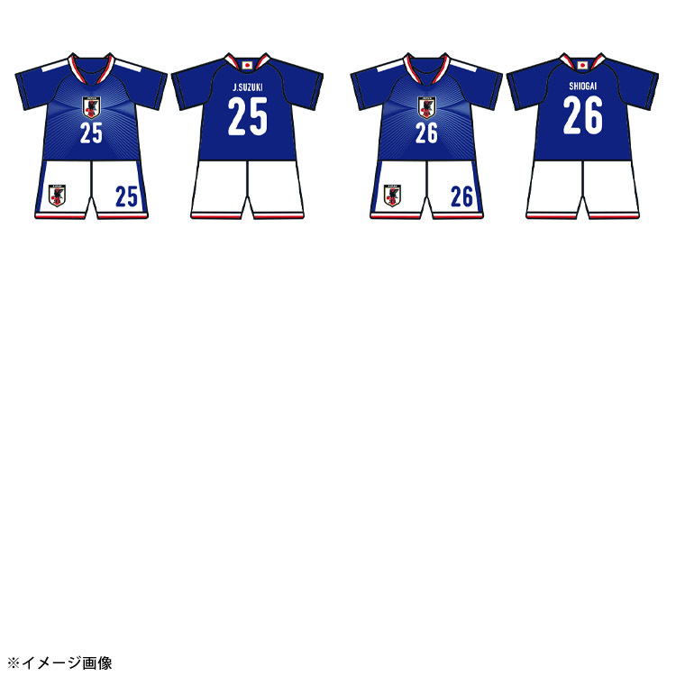 ユニフォーム型ラバーキーホルダー STADIUM LINE | JFA STORE | 日本