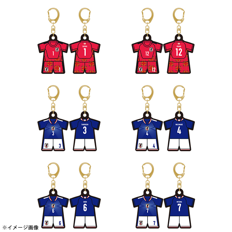 ユニフォーム型ラバーキーホルダー STADIUM LINE