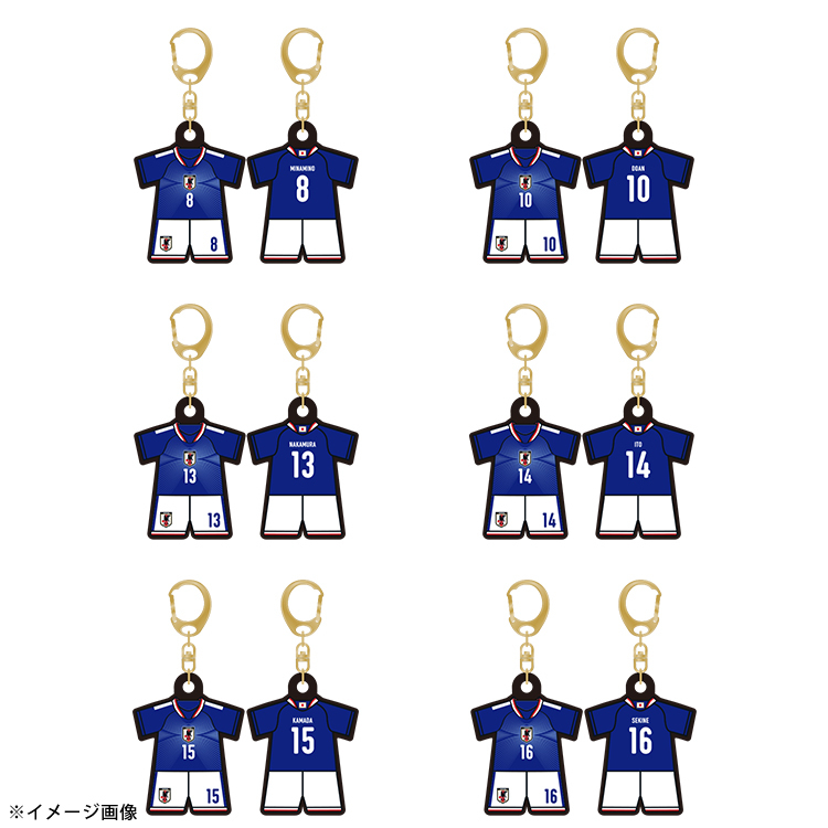 ユニフォーム型ラバーキーホルダー STADIUM LINE