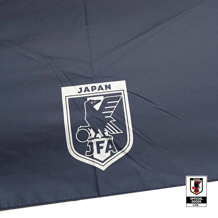 晴雨兼用傘 サッカー日本代表ver. ネイビー×シルバー