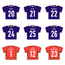 オンラインストア限定(受注販売)プレーヤーズユニフォームキーホルダー(HOME)2026.3※2026年6月上旬頃より順次発送予定 画像5