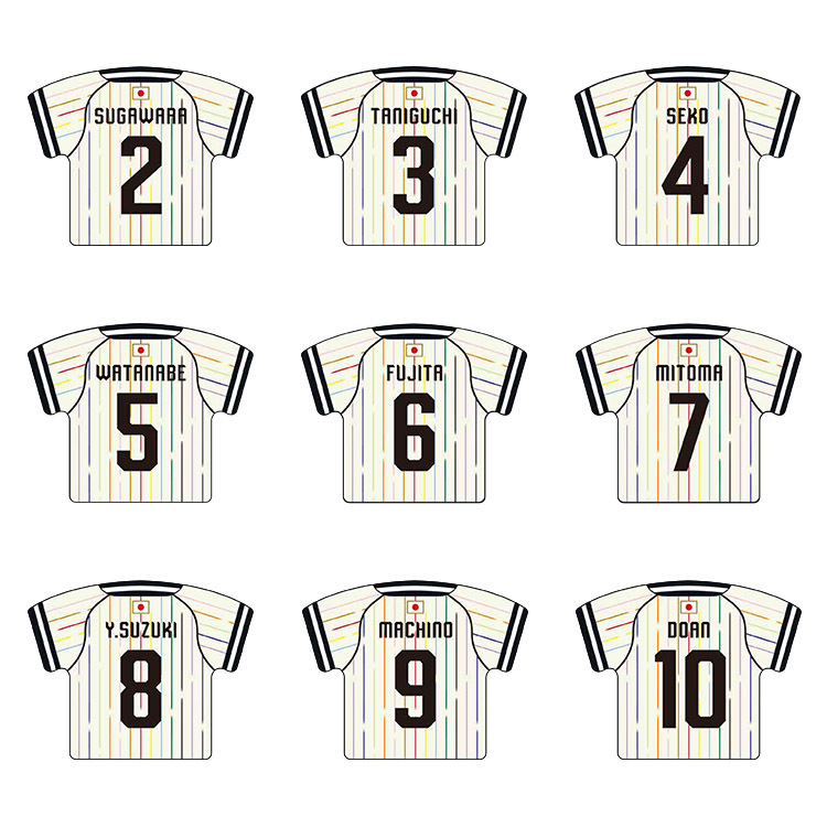 オンラインストア限定(受注販売)プレーヤーズユニフォームキーホルダー(AWAY)2026.3※2026年6月上旬頃より順次発送予定