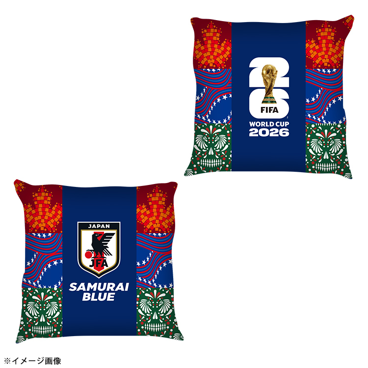 【数量限定EC先行販売】大会ロゴスクエアクッション(FIFAワールドカップ2026)※2026年6月上旬頃より順次発送予定