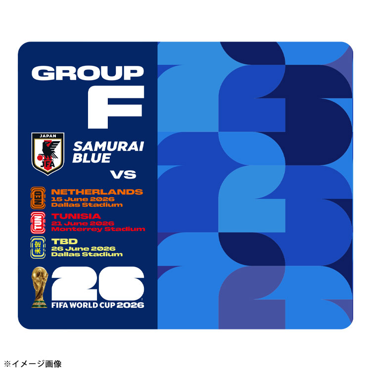 【数量限定EC先行販売】グループリーグマウスパッド(FIFAワールドカップ2026)※2026年6月上旬頃より順次発送予定