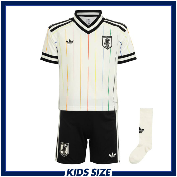 キッズ アディダス サッカー日本代表 2026 アウェイ レプリカ ユニフォーム セット