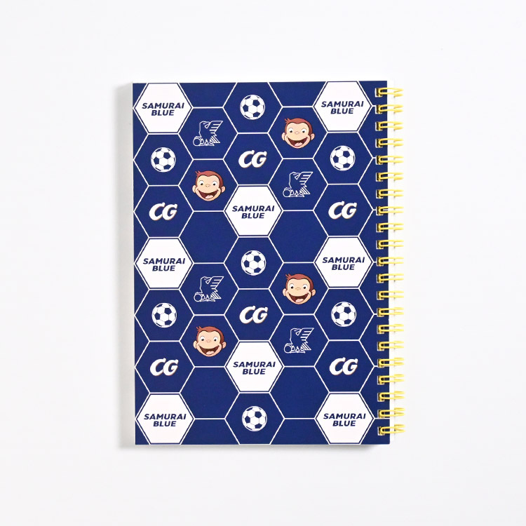 おさるのジョージ B6リングノート サッカー日本代表 ver.