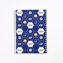 おさるのジョージ B6リングノート サッカー日本代表 ver. 画像2