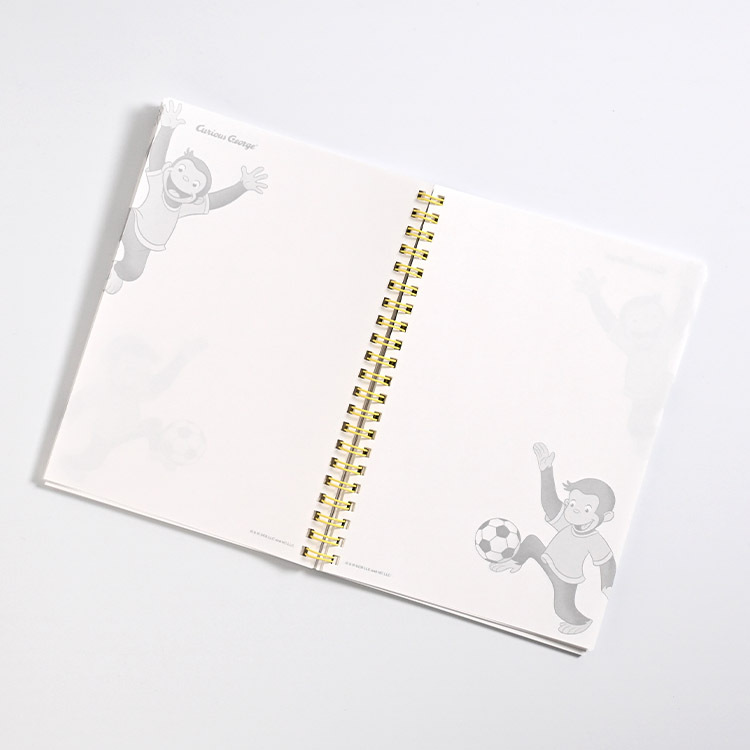 おさるのジョージ B6リングノート サッカー日本代表 ver.