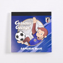 おさるのジョージ スクエアメモ帳 サッカー日本代表 ver. 画像1