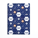 おさるのジョージ ダブルポケットA4クリアファイル サッカー日本代表 ver. 画像2