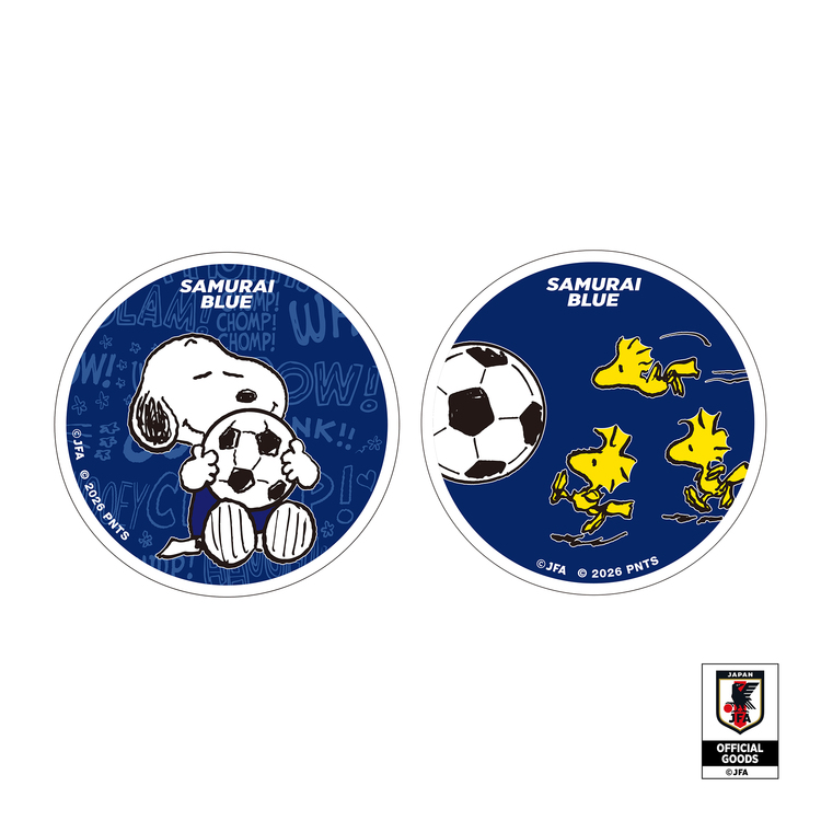 スヌーピークリップマグネットセットサッカー日本代表ver.
