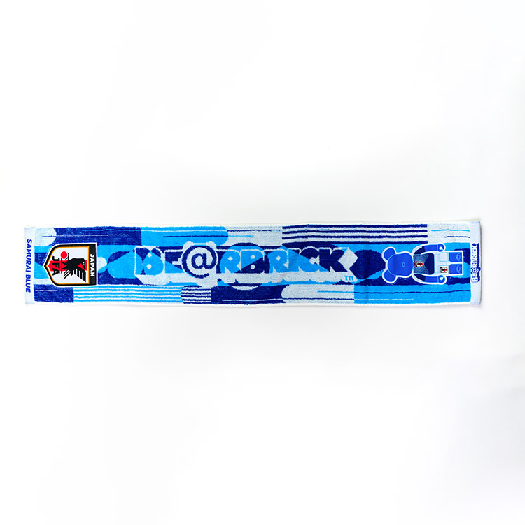 BE@RBRICK ジャガードマフラータオル サッカー日本代表ver.