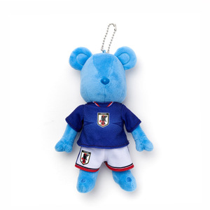 BE@RBRICK ぬいぐるみキーホルダー サッカー日本代表ver.