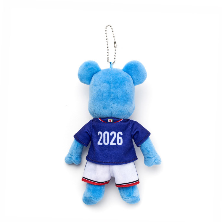 BE@RBRICK ぬいぐるみキーホルダー サッカー日本代表ver.