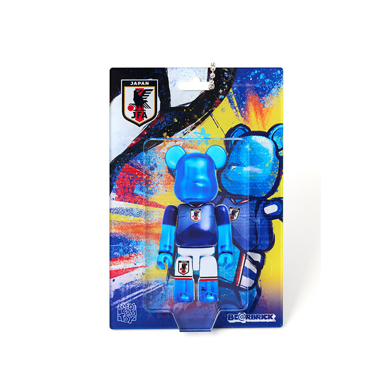 BE@RBRICK アクリルキーホルダー (ブリスター風)  サッカー日本代表ver.