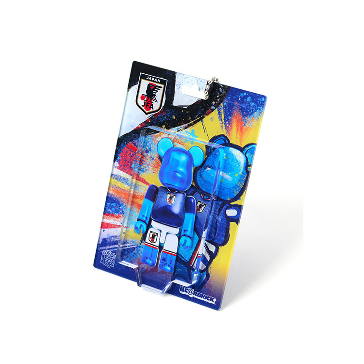 BE@RBRICK アクリルキーホルダー (ブリスター風)  サッカー日本代表ver.