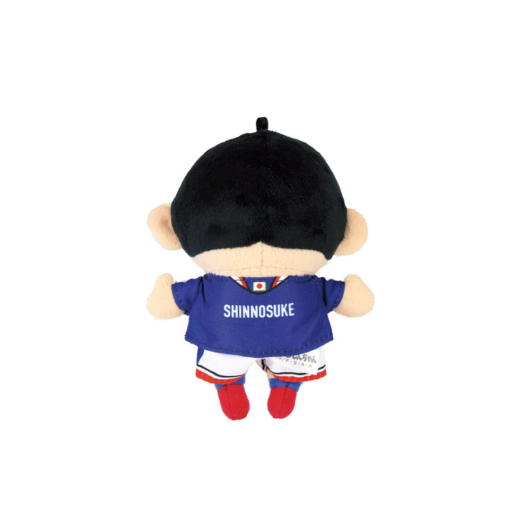 ぬいぐるみマスコット　サッカー日本代表ver.　しんちゃん