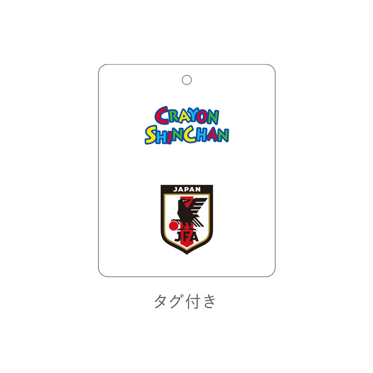 ぬいぐるみマスコット　サッカー日本代表ver.　しんちゃん
