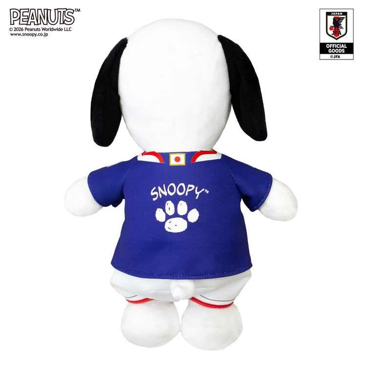 スヌーピーぬいぐるみサッカー日本代表