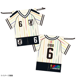 【オンラインストア限定販売(受注商品)】プレーヤーズユニフォーム型巾着 AWAY (FIFA 2026)※2026年9月上旬頃より順次発送予定