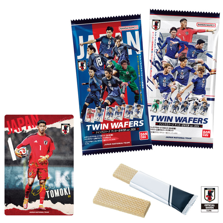 ツインウエハース サッカー日本代表ver.2026 BOX ※シークレット商品