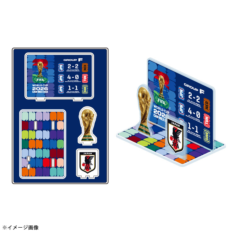 【オンラインストア限定販売(受注商品)】グループリーグリザルトアクリルスタンド(FIFA2026)※2026年10月上旬頃より順次発送予定