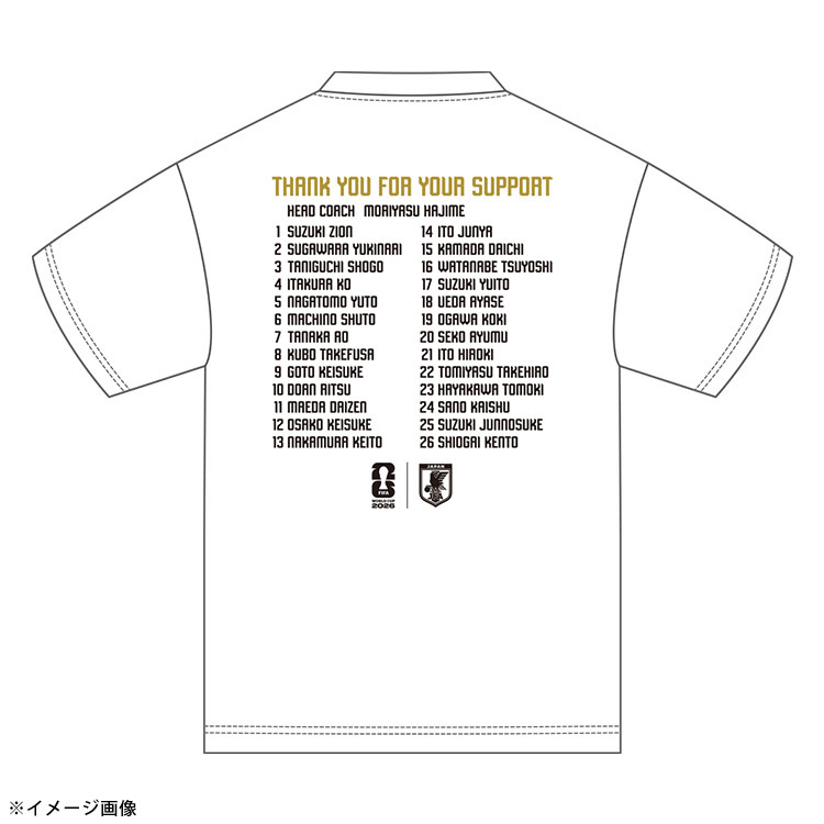 【オンラインストア先行受注販売】THANKS Tシャツ (FIFA 2026) ※2026年10月中旬頃より順次発送予定