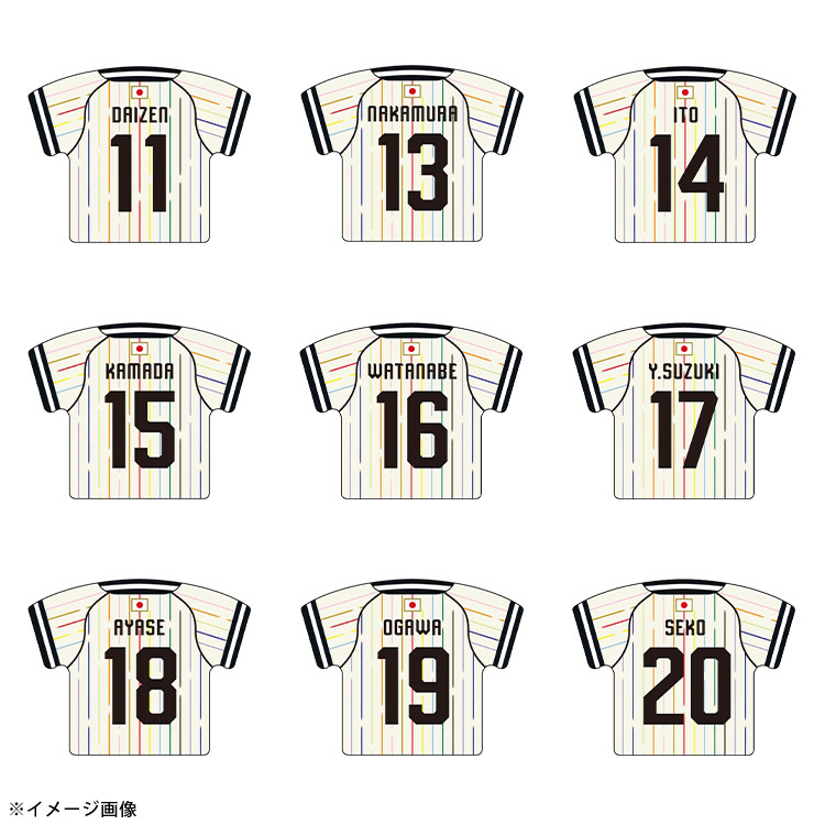 【受注商品】プレーヤーズユニフォームキーホルダー(AWAY)2026.6 ※2026年9月上旬頃より順次発送予定