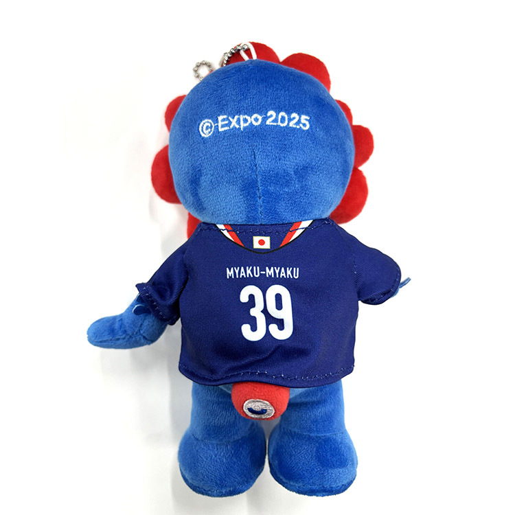 応援ミャクミャクぬいぐるみ サッカー日本代表Ver.