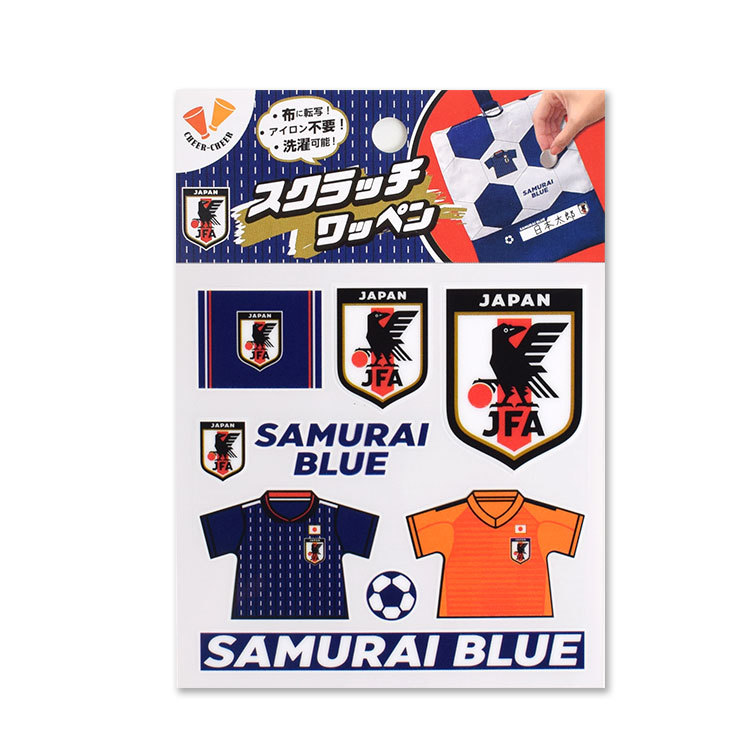 【SALE・取り寄せ商品】スクラッチワッペン(SAMURAI BLUE)
