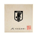 KAGAMI 江戸切子 ロックグラス サッカー日本代表Ver.