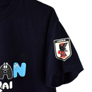 【取り寄せ商品】バーバパパ Tシャツ サッカー日本代表Ver.(ネイビー)
