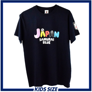 取り寄せ商品 バーバパパ Tシャツ サッカー日本代表ver ネイビー Jfa Store 日本サッカー協会公式オンラインストア
